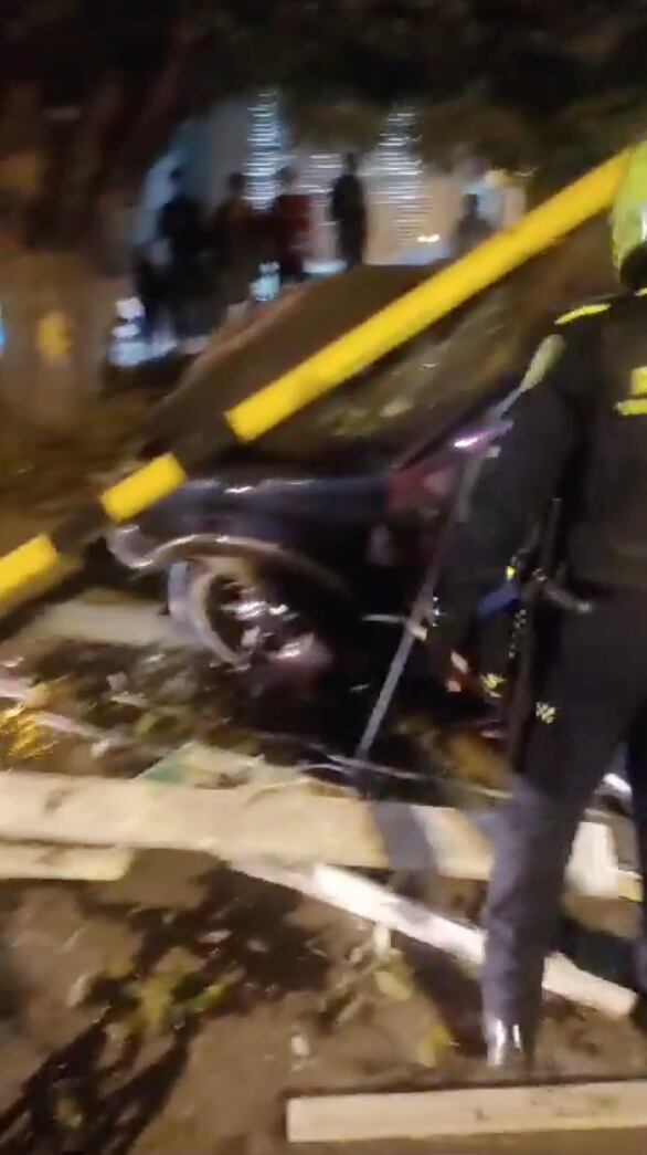 El accidente sucedió en la carrera séptima con calle 155.