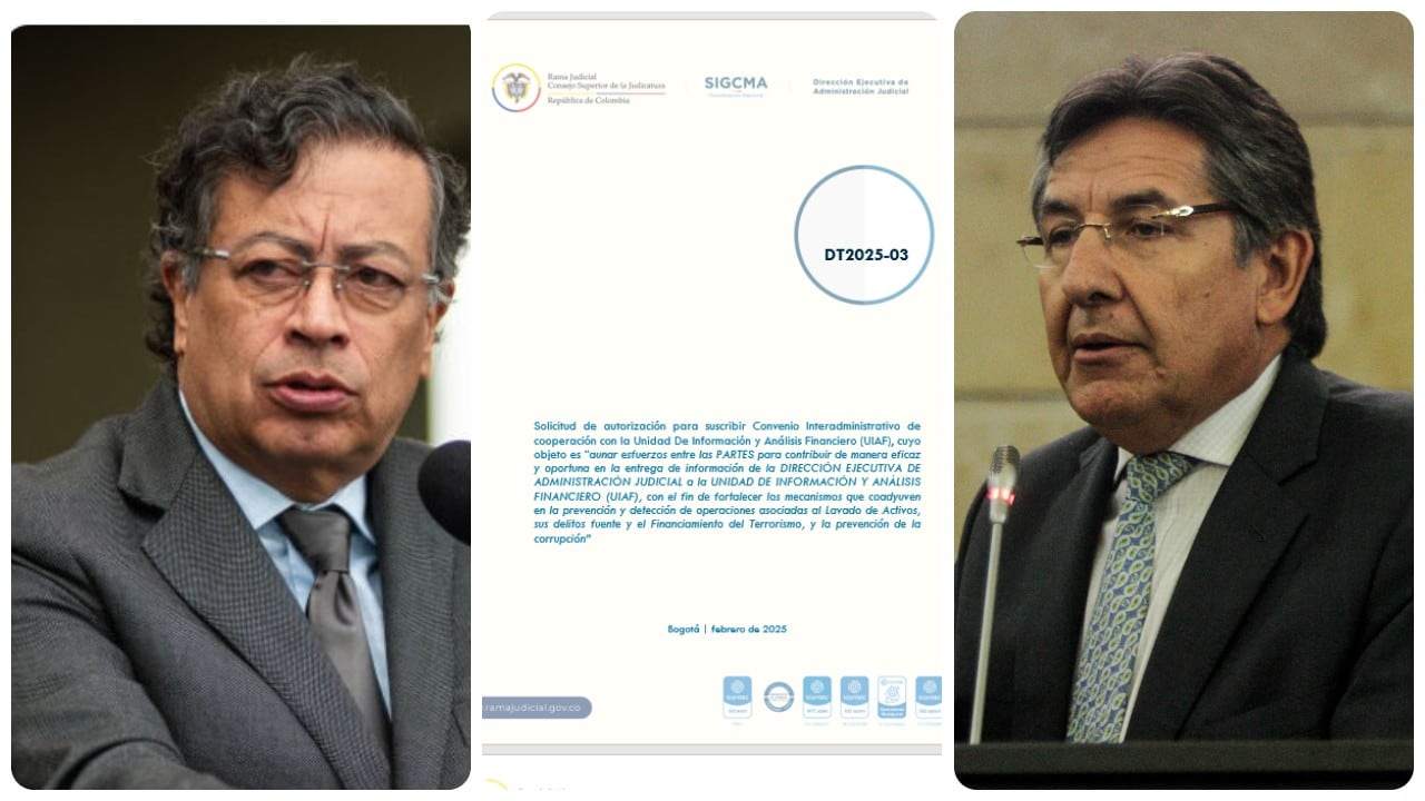 Gustavo Petro y Néstor Humberto Martínez.