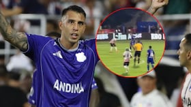 Rodrigo Contreras y el gol ante el Junior