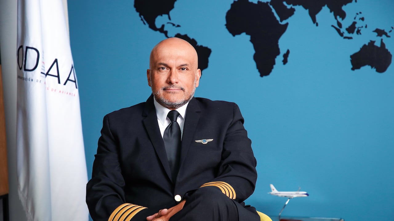 El capitán William Polanco, presidente de la Organización de Aviadores de Avianca, uno de los principales sindicatos de la industria aérea.