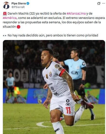 Pantallazo X: @PSierraR