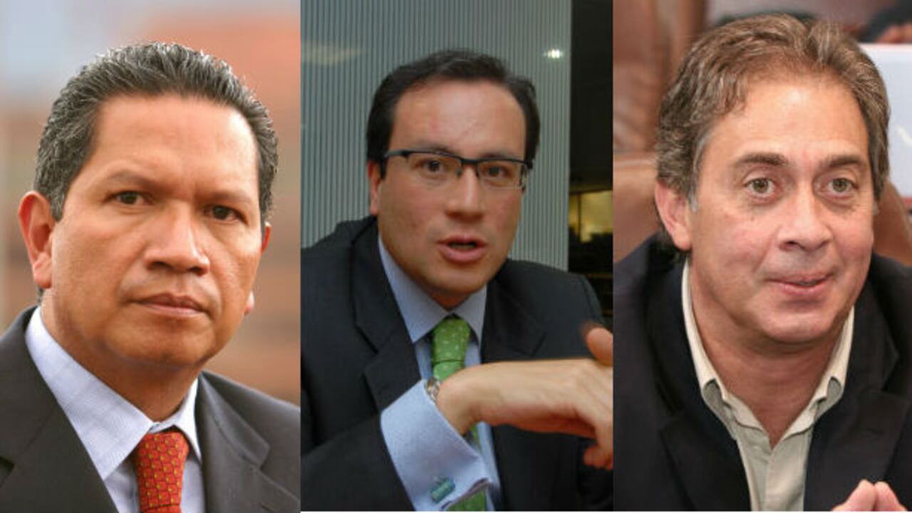 De izquierda a derecha: Hipólito Moreno, Andrés Camacho Casado (La U) e Isaac Moreno de Caro (Partido Conservador) son algunos de los concejales en la mira.