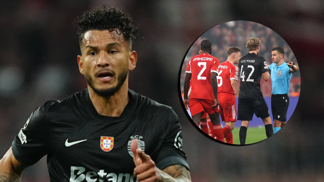 Luis Suárez pidió falta previa en el segundo gol del Bayern Múnich.