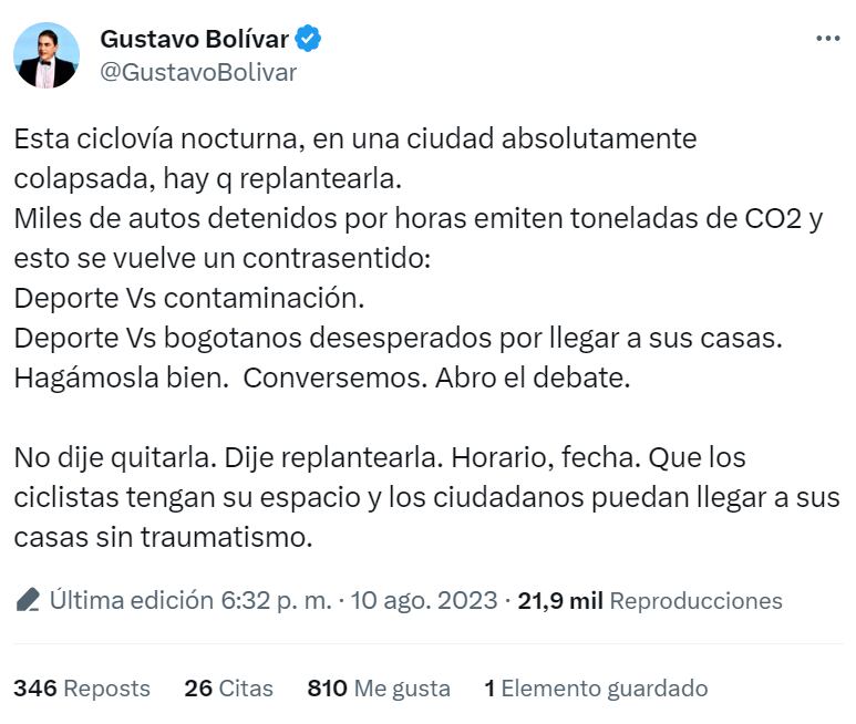 El candidato por el Pacto Histórico a la Alcaldía señaló que la ciudad está colapsada