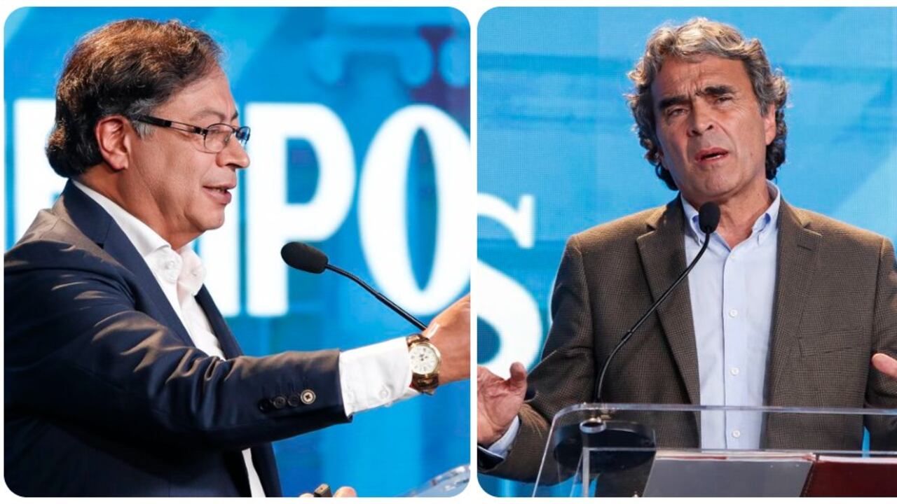 Gustavo Petro y Sergio Fajardo.