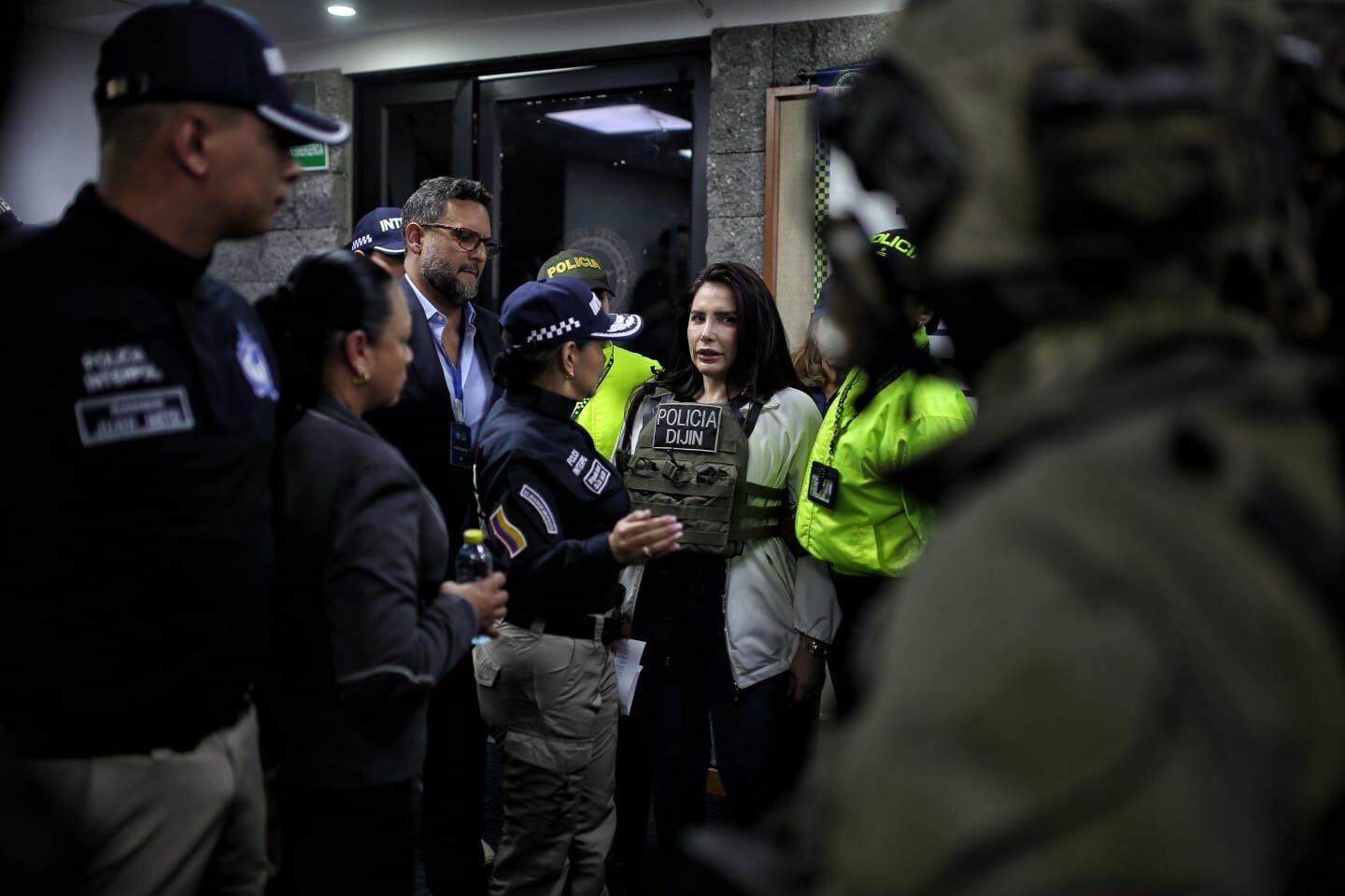 Aida Merlano  llegada su deportación de Venezuela