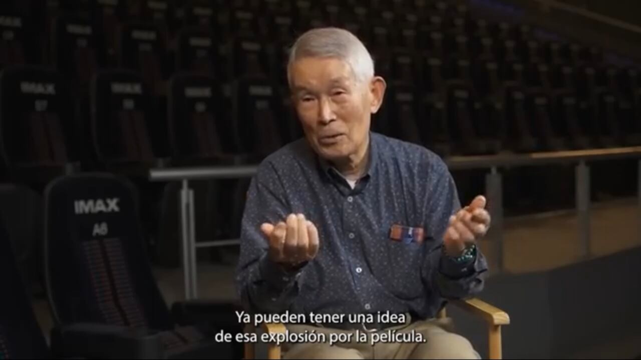 Yasuaki Yamashita vive desde 1968 en México. Foto: Captura de pantalla YouTube "Yasuaki Yamashita, sobreviviente de la explosión de la bomba atómica". Universal Pictures México.