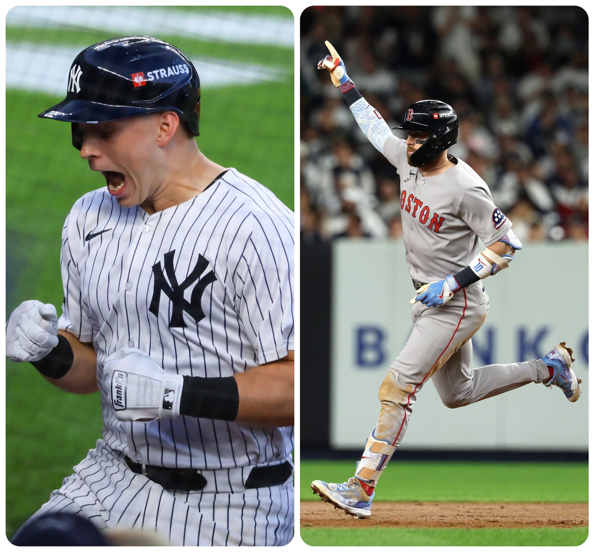 Dos cuadrangulares marcaron el juego entre New York Yankees y Red Sox.