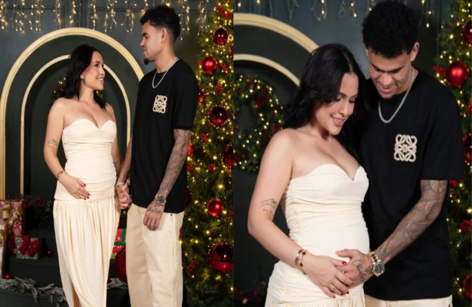 Luis Díaz y Geraldine Ponce celebran la llegada de su tercer hijo con amor y emoción en esta Navidad.
