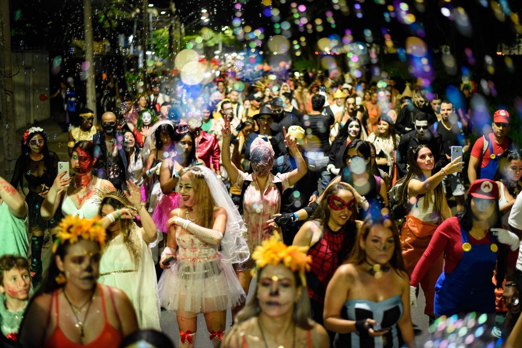 Halloween en Cali, Colombia, el 31 de octubre de 2023
