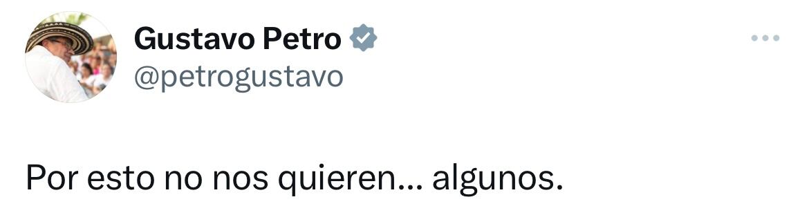 Mensaje presidente Gustavo Petro