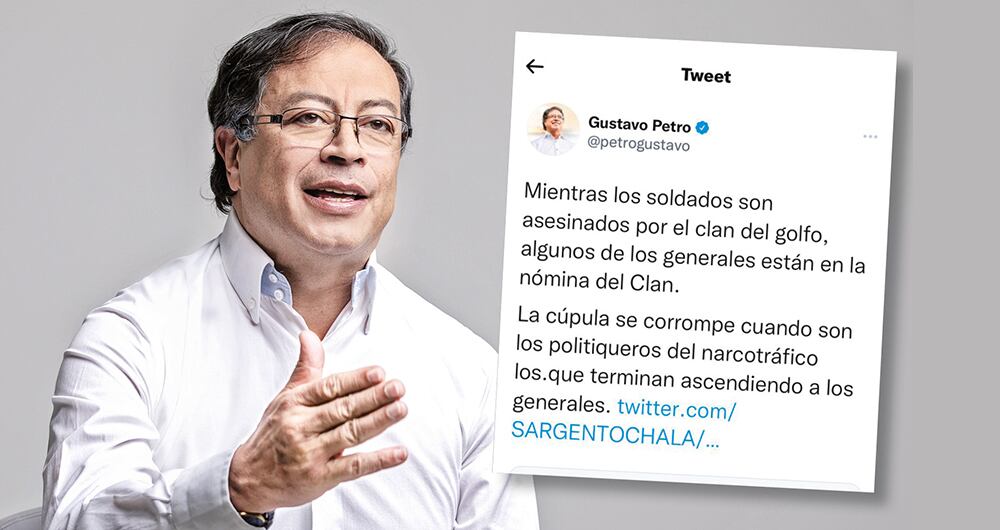 Zapateiro afirmó que los generales no son sinvergüenzas, ni están haciendo pactos con narcotraficantes, como lo trinó Petro.