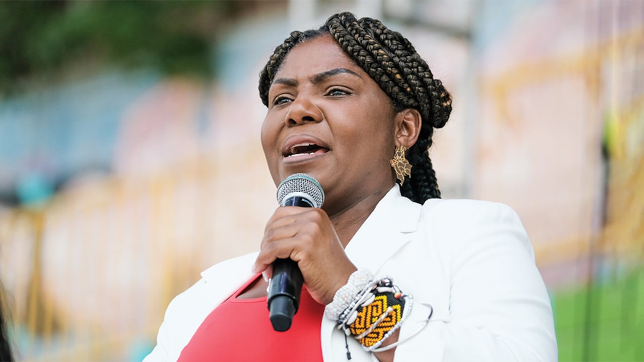 La vicepresidenta Francia Márquez se refirió a las marchas en contra del Gobierno.