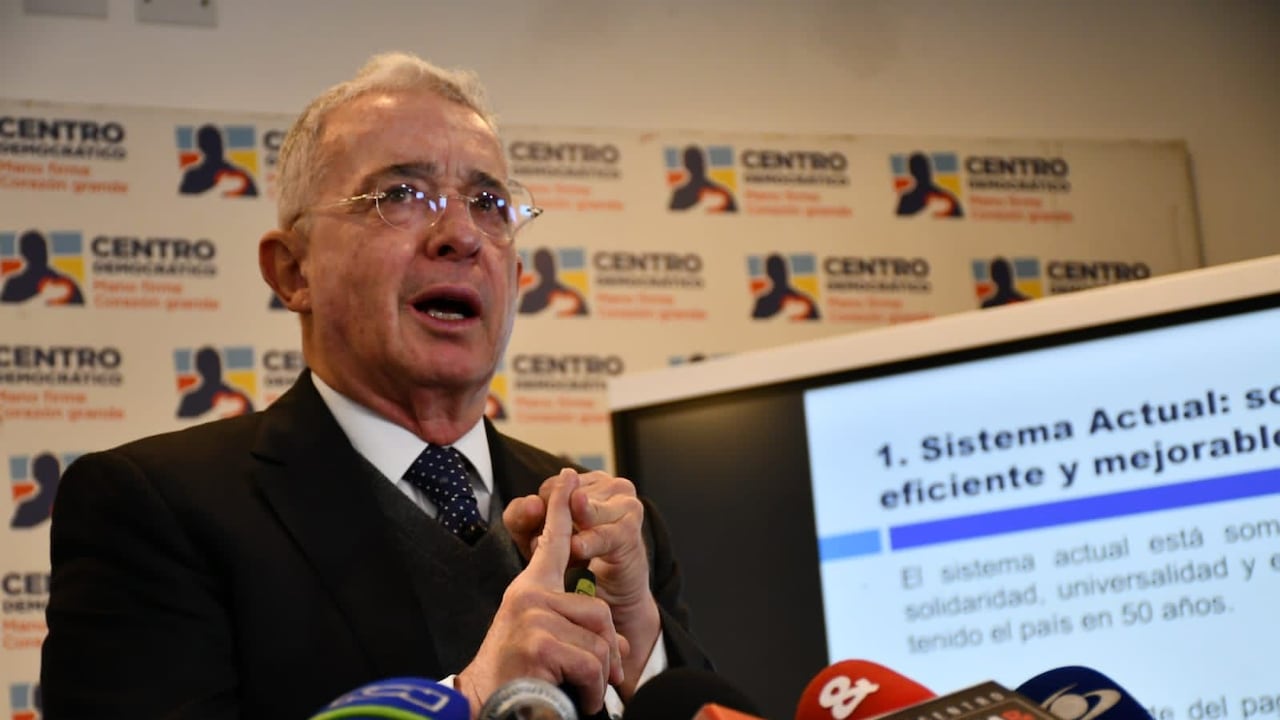 El expresidente Álvaro Uribe Vélez.