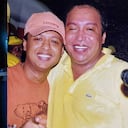 Rafael Santos y su padre Diomedes Díaz