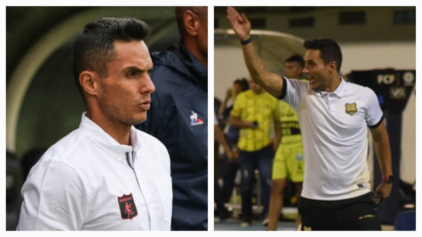 Lucas González, exdirector técnico de Águilas Doradas y actual entrenador del América de Cali.