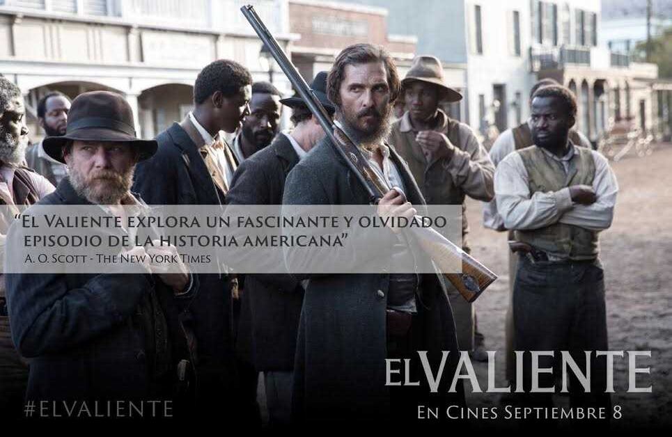 'El Valiente' se estrena hoy, 8 de septiembre, en las salas de Cine Colombia.
