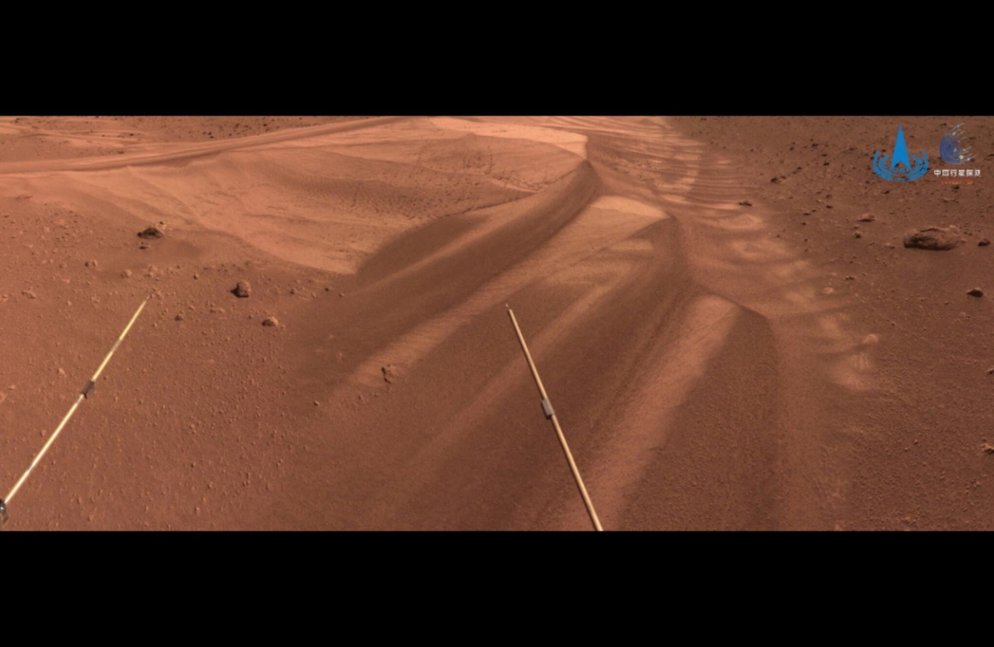Nave espacial china realiza imágenes de todo el planeta Marte.