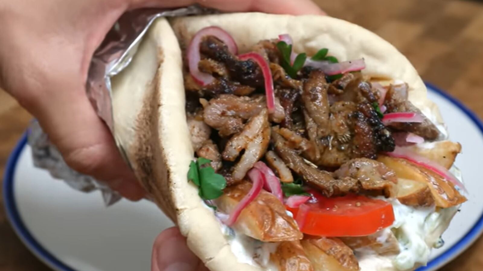 Gyro griego, una de las comidas más típicas de Europa