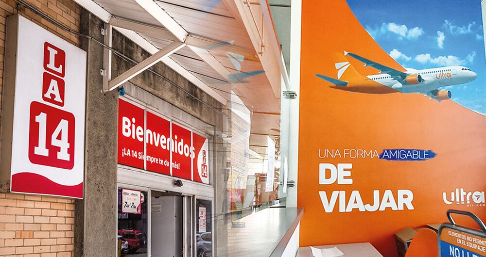     Los avisos de La 14 fueron retirados y dos famosas aerolíneas dejaron sus aviones en tierra, mientras que una cadena de tiendas no pudo volver a llenar sus estantes con productos. 