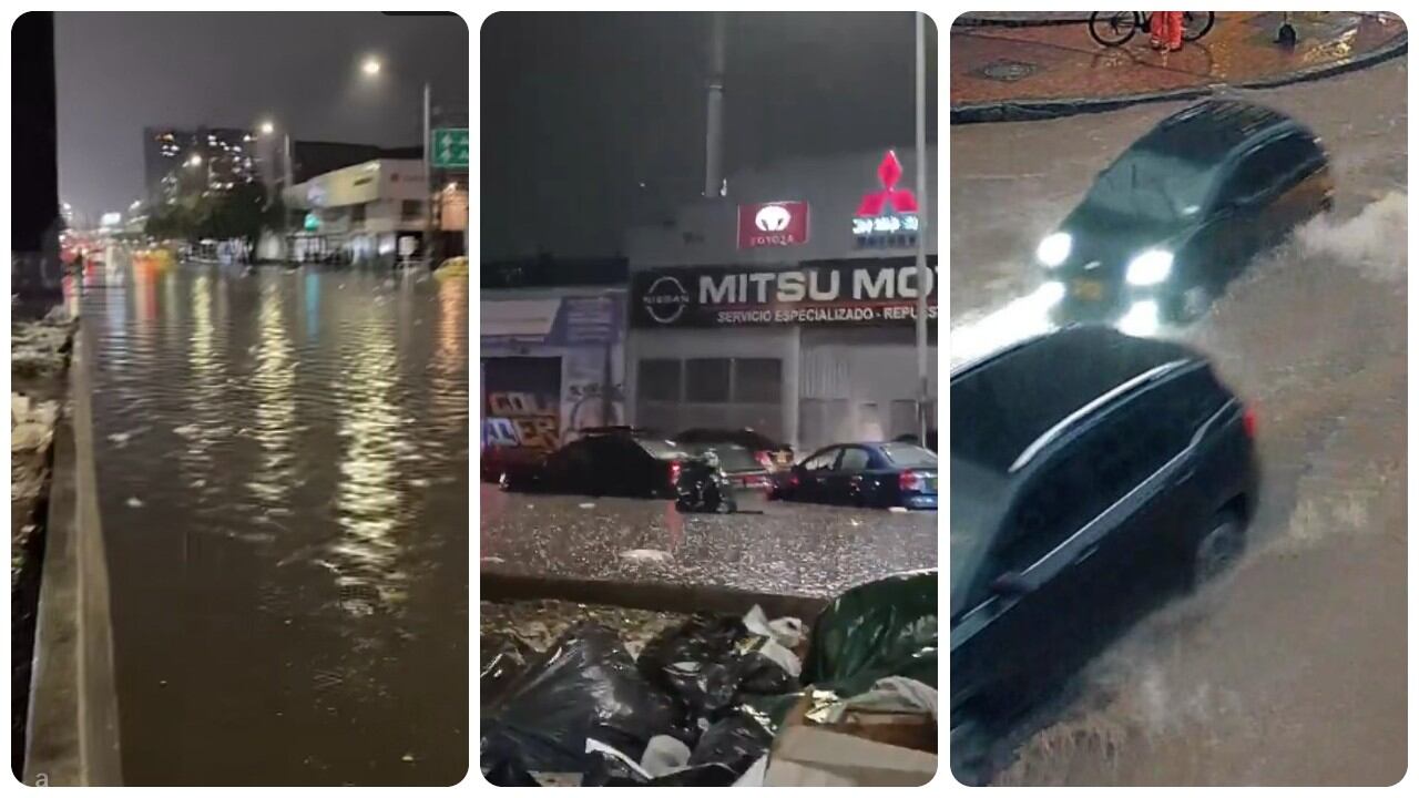 Las fuertes lluvias de este sábado, 29 de marzo, ocasionaron graves inundaciones y el colapso en la movilidad.