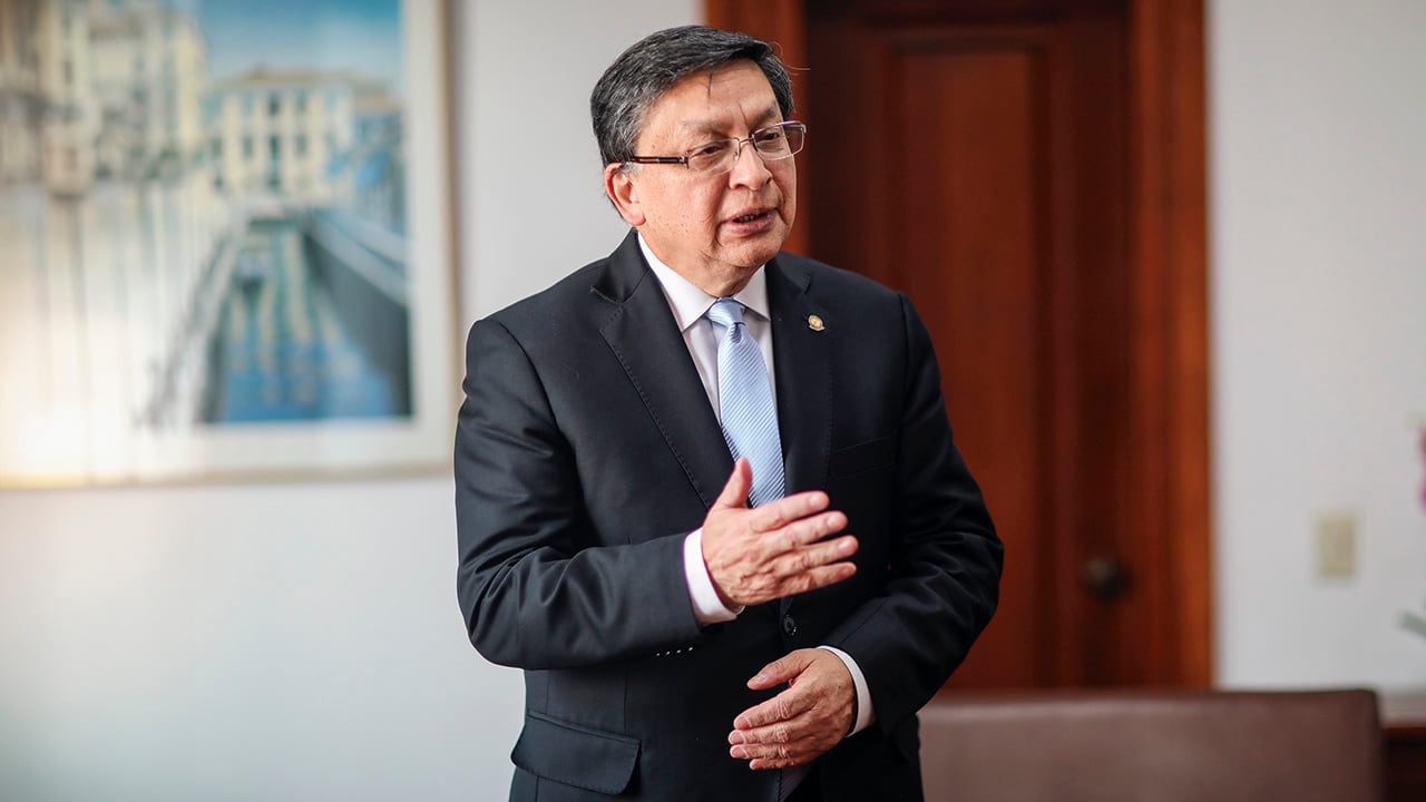 Jorge Enrique Ibáñez Najar, presidente de la Corte Constitucional.