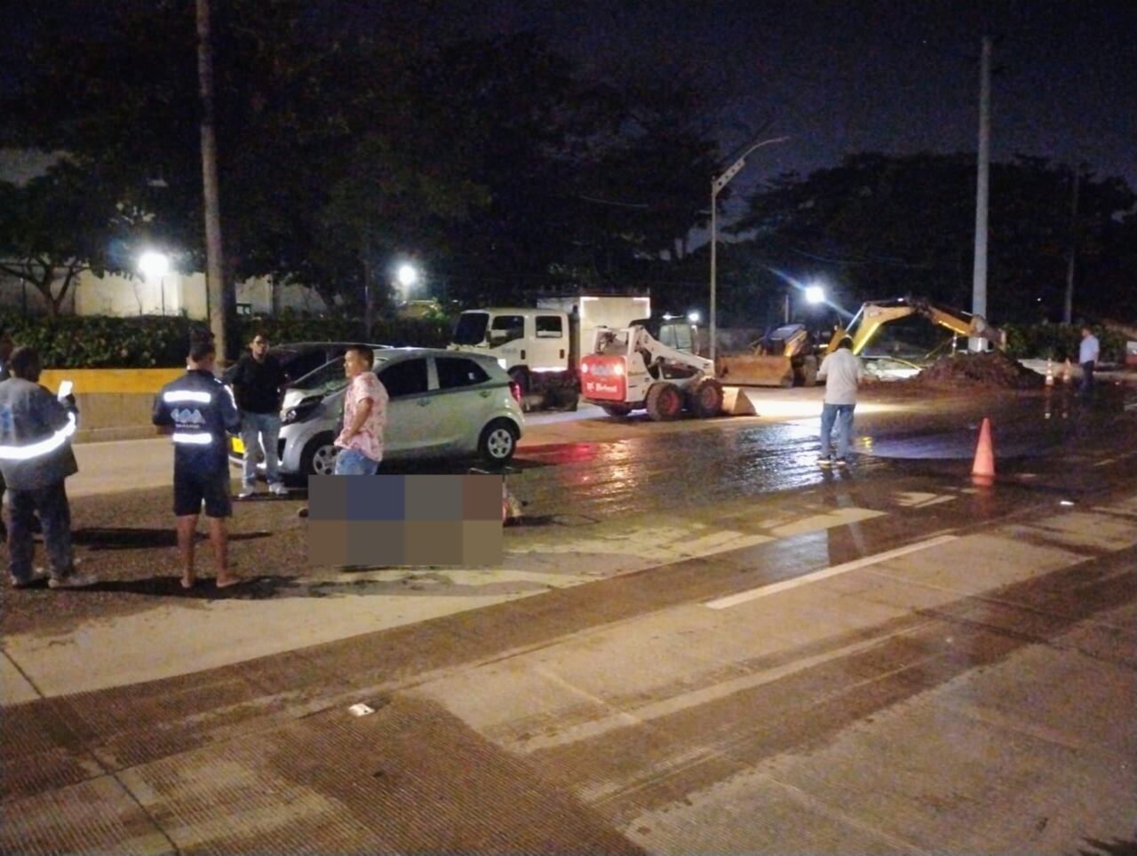 Grave accidente de tránsito en Barranquilla.