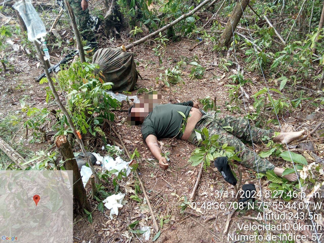 El cuerpo sin vida es el del soldado profesional Diego Fernando Guzmán, muerto en medio de una operación militar en Putumayo.