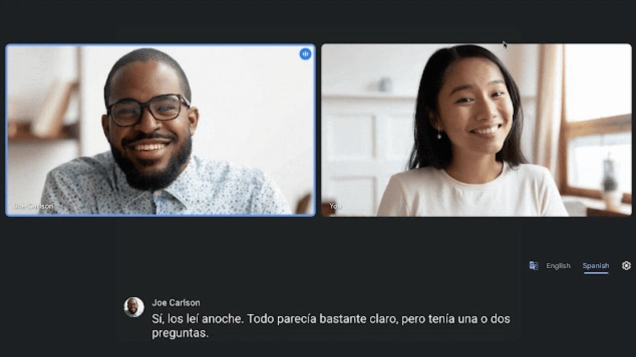 Transcripciones automática traducidas en Google Meet.
GOOGLE OFICIAL
28/9/2021