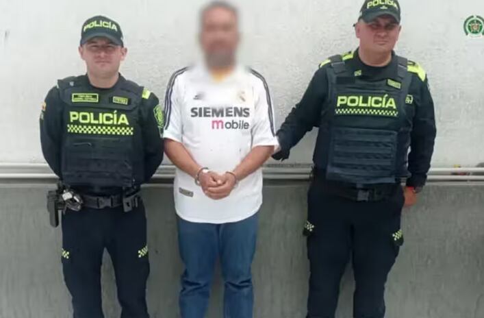 José Urbano Medina Villa, detenido por el intento de asesinato en Bogotá de Fabiana Karina Rincón