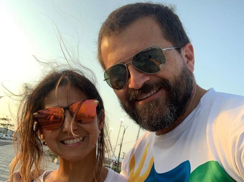 La pareja lleva 22 años de matrimonio.