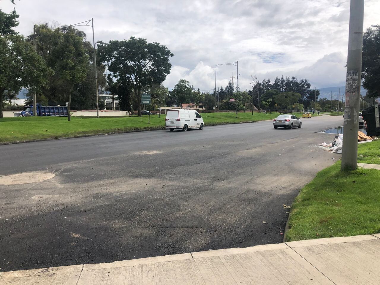 Una de las vías priorizadas fue la Autopista Norte. En total más de 37 mil huecos fueron tapados y se intervinieron 10.000 m2 de espacio público