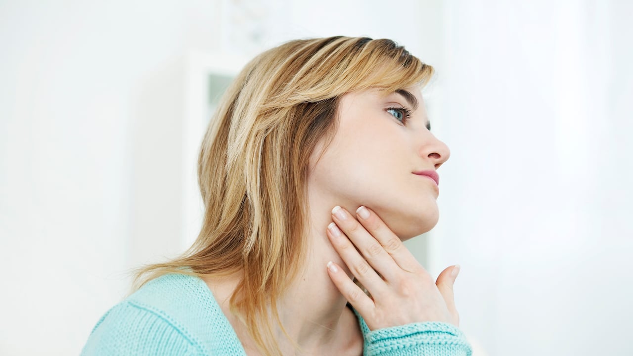 Ganglios inflamados del cuello