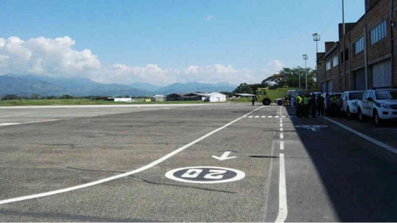 Aeropuerto Santa Ana, en Cartago.