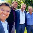 La alcaldesa de Bogotá y Gustavo Petro se volvieron a reunir acompañados de un grupo de dirigentes internacionales.