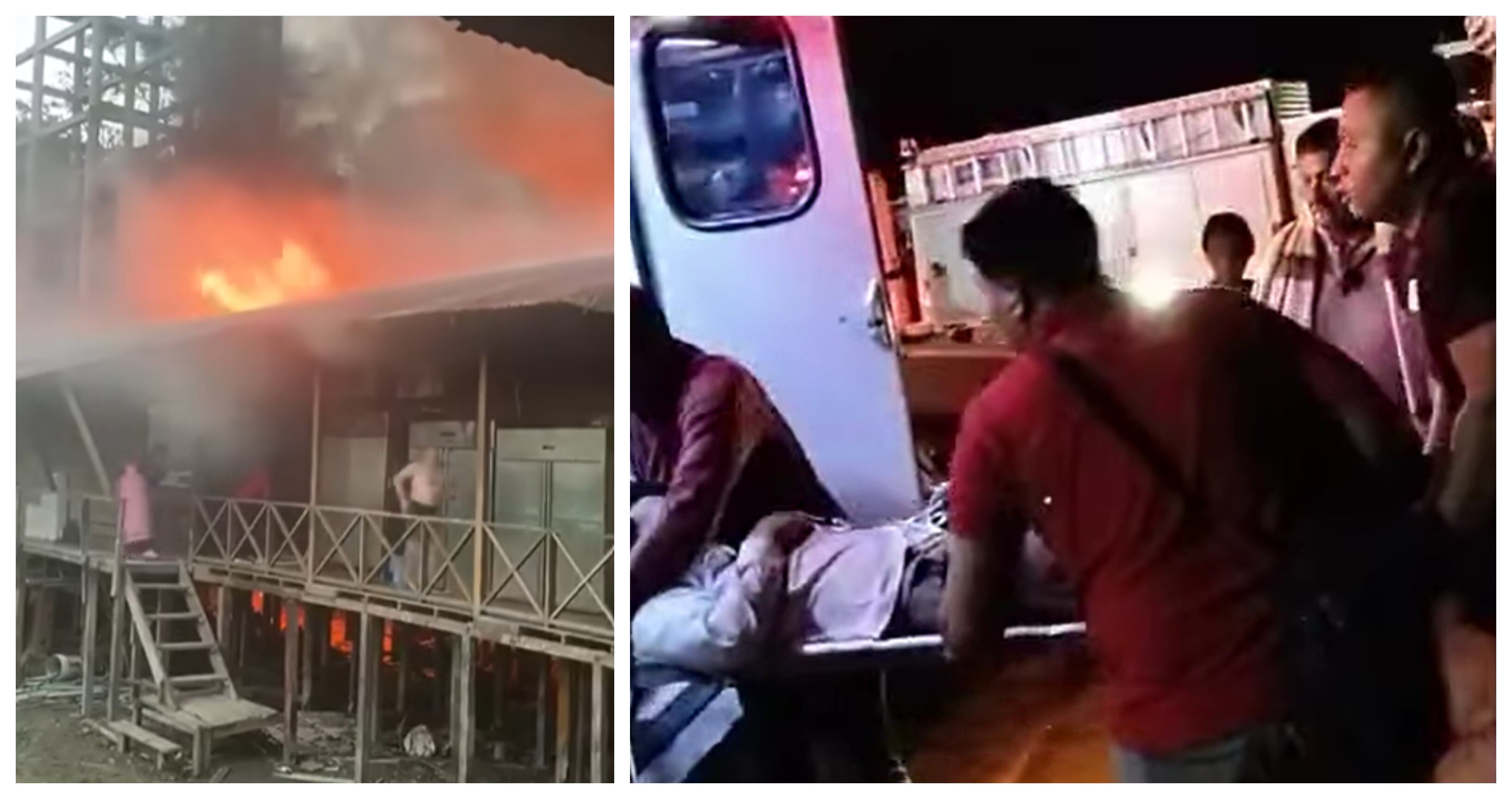 Incendio en On vacation de Leticia deja varios heridos, investigan las causas.