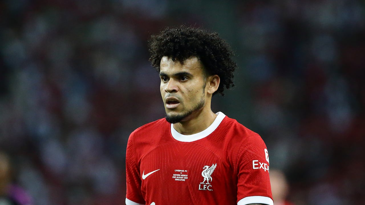 Luis Díaz, delantero del Liverpool.