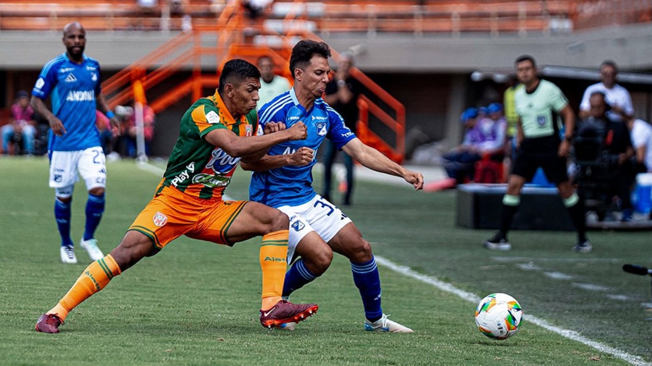 Envigado vs. Millonarios por los octavos de final de Copa BetPlay.