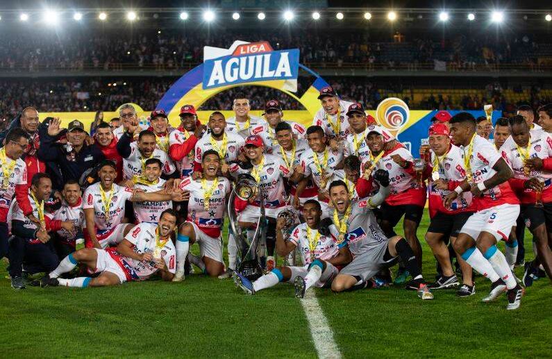 12 de junio - El equipo de fútbol, Junior de Barranquilla, celebra su novena estrella y se corona campeón de la Liga Águila 2019-1 tras vencer por penales a Deportivo Pasto. FOTO: Esteban Vega La-Rotta / Semana 