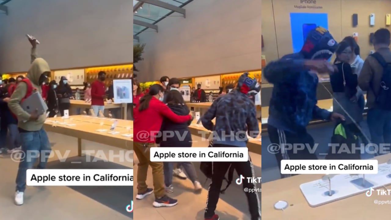 Los sujetos se llevaron todos los celulares y computadores Apple que pudieron.