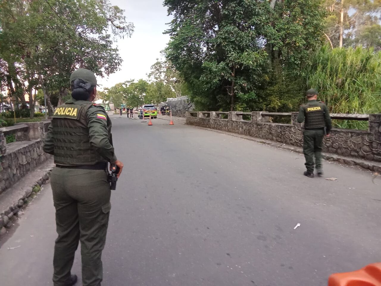 Las autoridades de Popayán debieron cerrar las vías del sector donde se presentan los enfrentamientos con el antiguo Esmad.