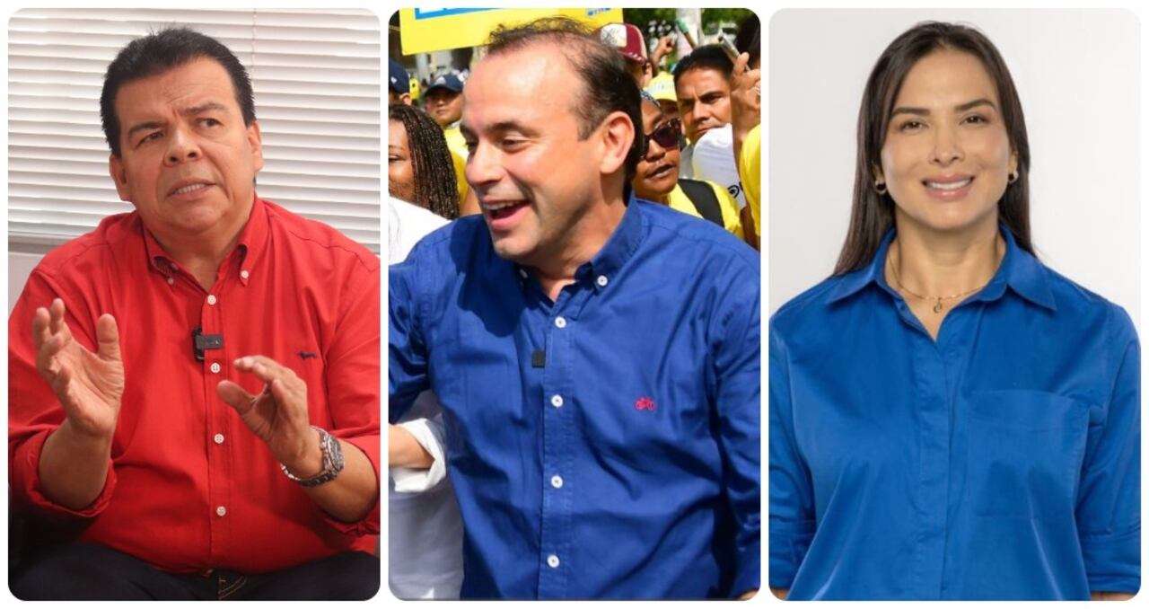 Roberto Ortiz Urueña, Alejandro Eder y Miyerlandi Torres.