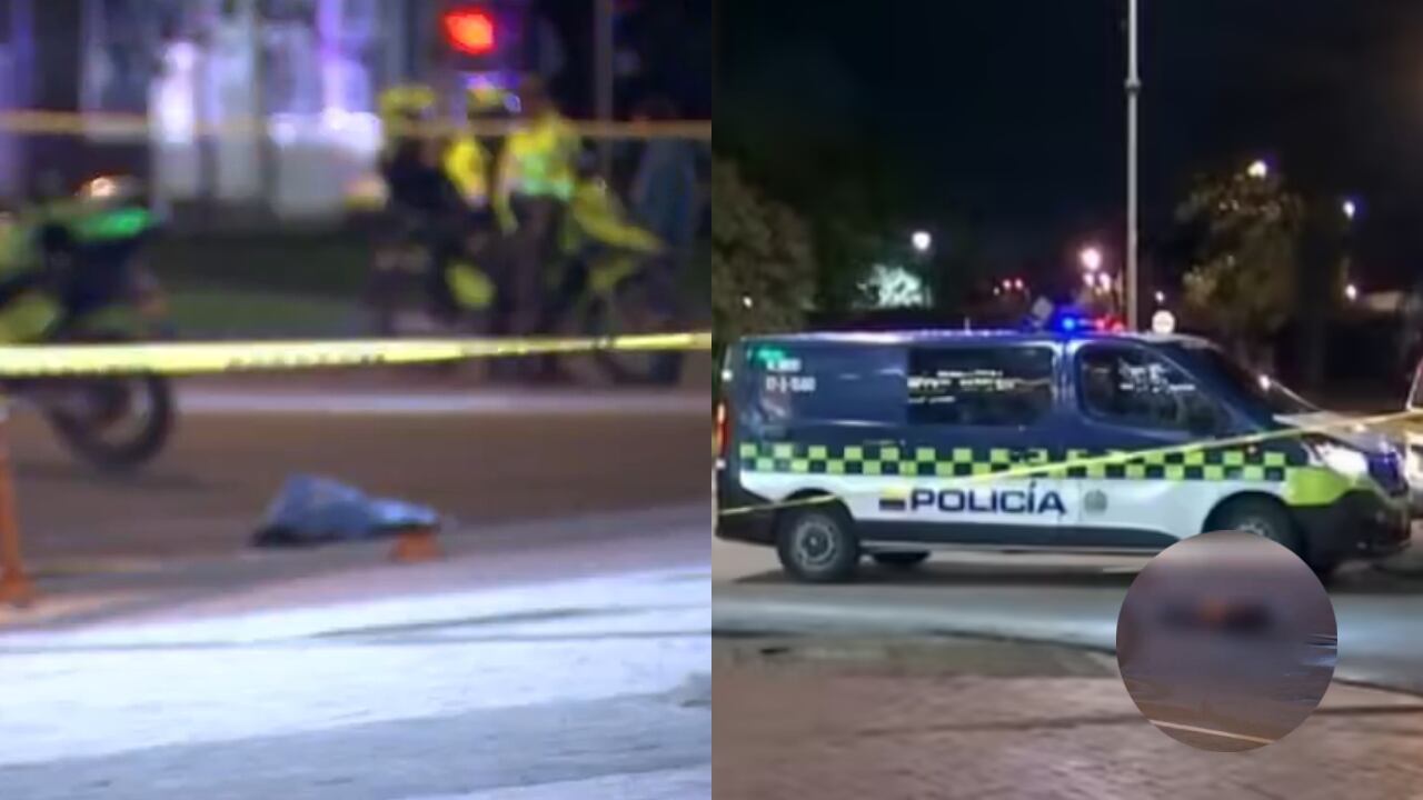 Así se veía la escena del crimen después de que el sitio fuer acordonado por la Policía.