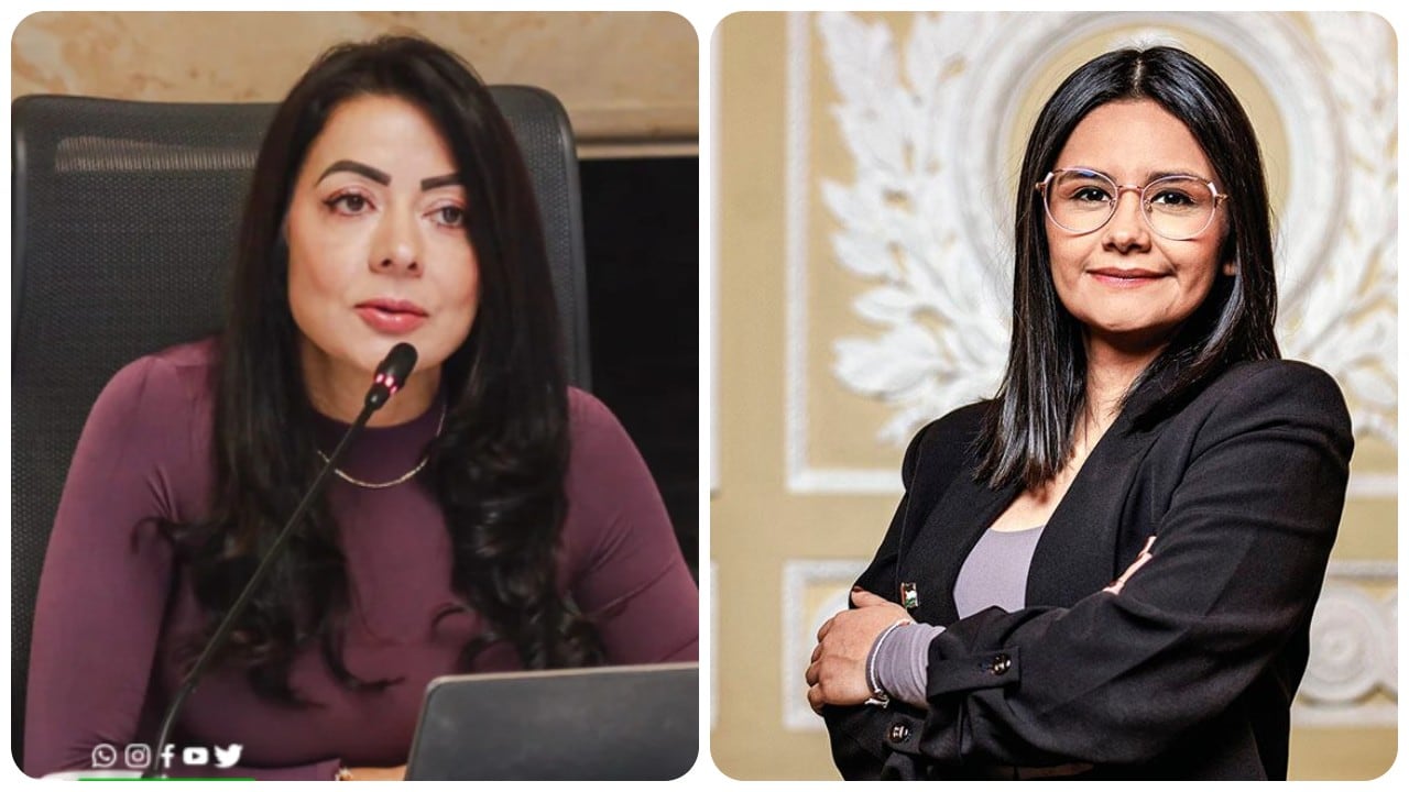 Nhora Mondragón y Angie Rodríguez.