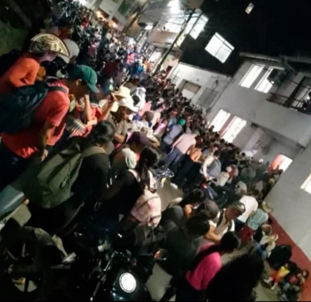 Desplazamiento de la población en Briceño, Antioquia.