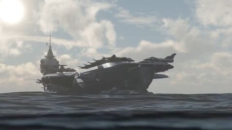 El nuevo portaaviones será mucho más grande que el actual.