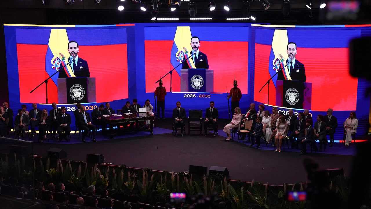 Posesión presidencial de Abelardo De La Espriella el pasado 7 de agosto en Cali.