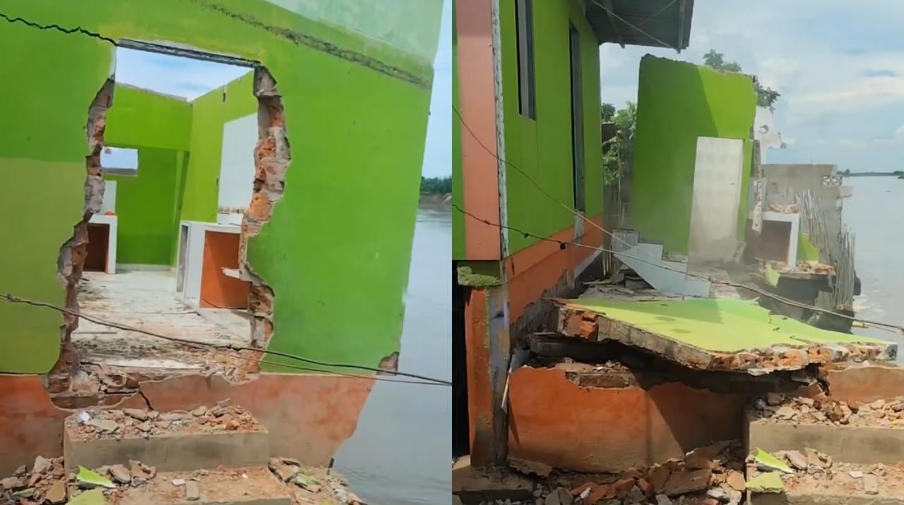 Luz Mary, una de las afectadas que perdió su hogar debido a la erosión, expresó en SEMANA su desilusión con las respuestas del gobierno local.