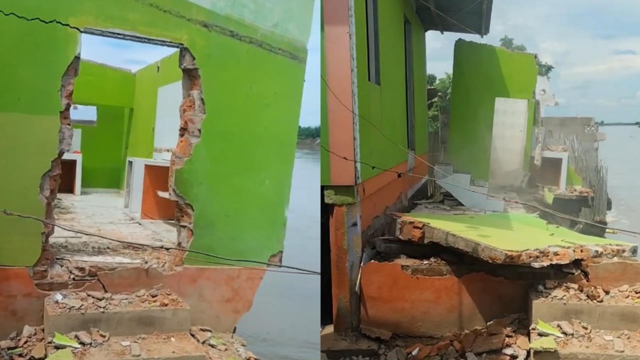 Luz Mary, una de las afectadas que perdió su hogar debido a la erosión, expresó en SEMANA su desilusión con las respuestas del gobierno local.