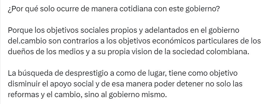 Gustavo Petro arremete nuevamente contra la prensa